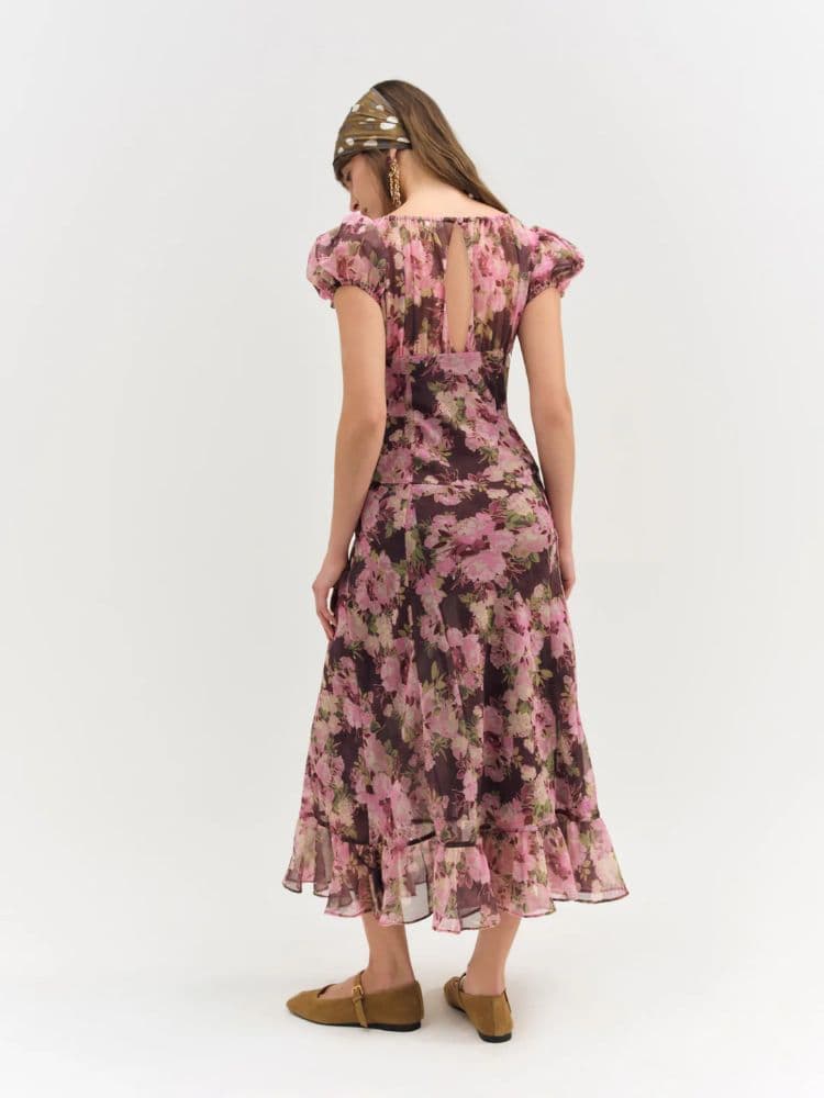 For Love & Lemons Floral Midi - Image 2