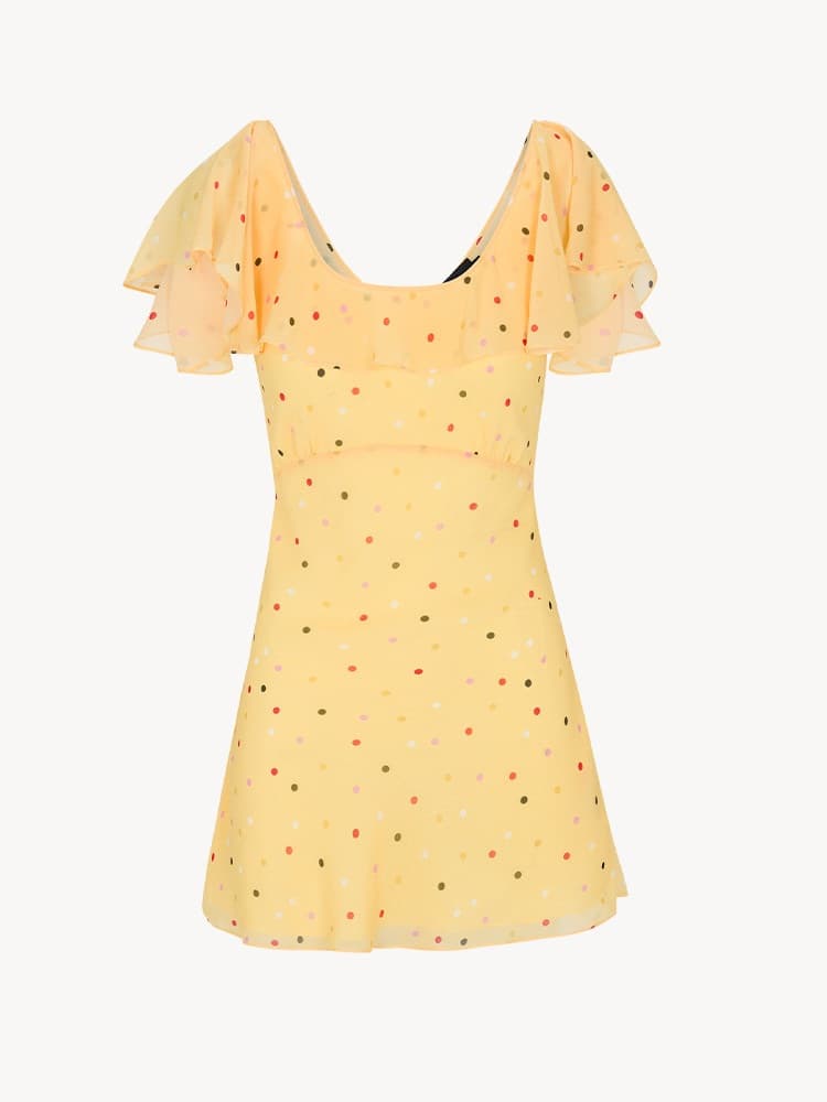 Réalisation Par Polka Dot Mini Dress - Image 1