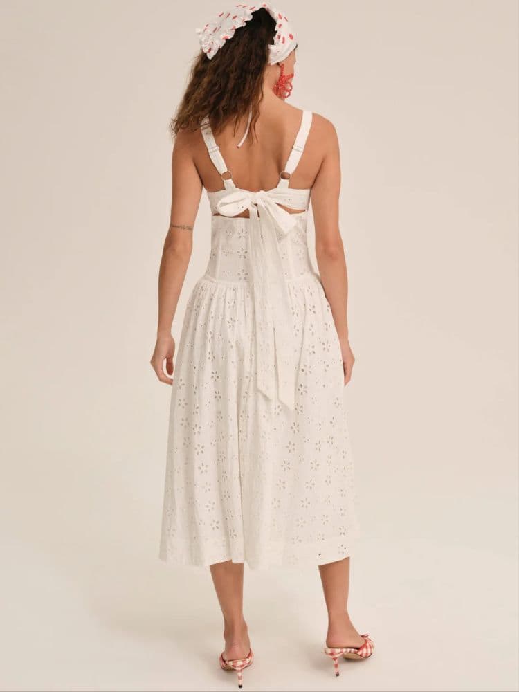 For Love & Lemons Dreamy Daisy Midi Dress - Image 5
