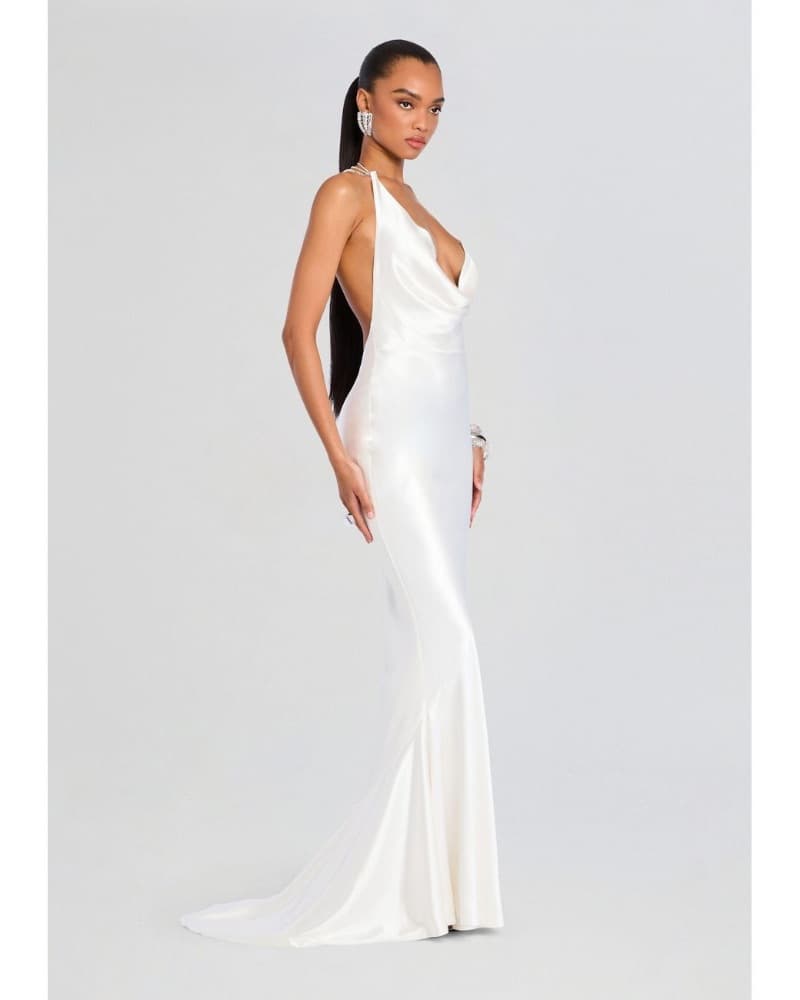 Retrofete Ivory Dress - Image 1
