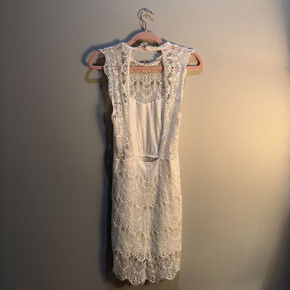 Free people lace open back dress - Image 2