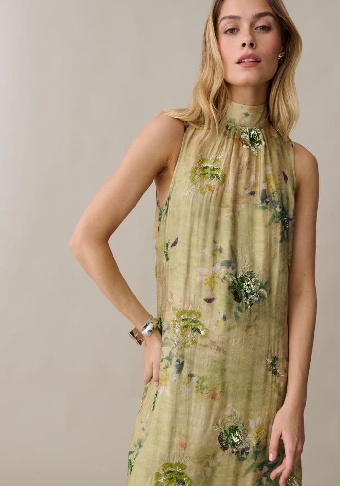 Stunning Bead Detail Gown - Image 3