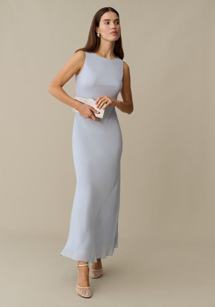 Light Blue Midi Dress - Image 1