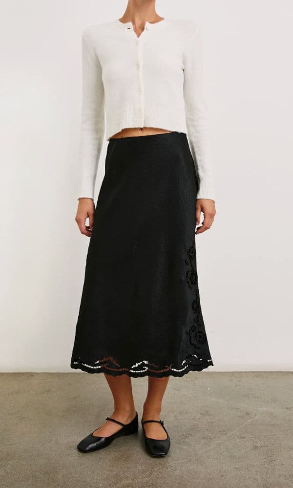 Rails Anya Silk Skirt - Image 3