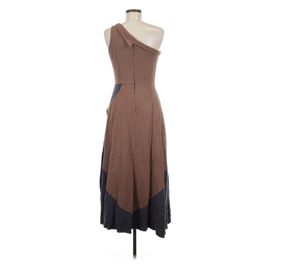 Fashion Brand Company Step Sister Attack Gown One Shoulder Maxi Dress - Image 3