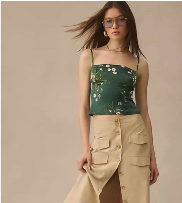 Reformation Silk Overland Top - Image 2
