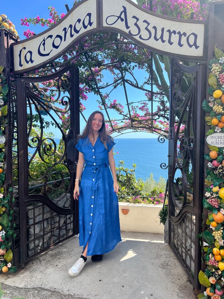 Linen Blue dress - Image 2