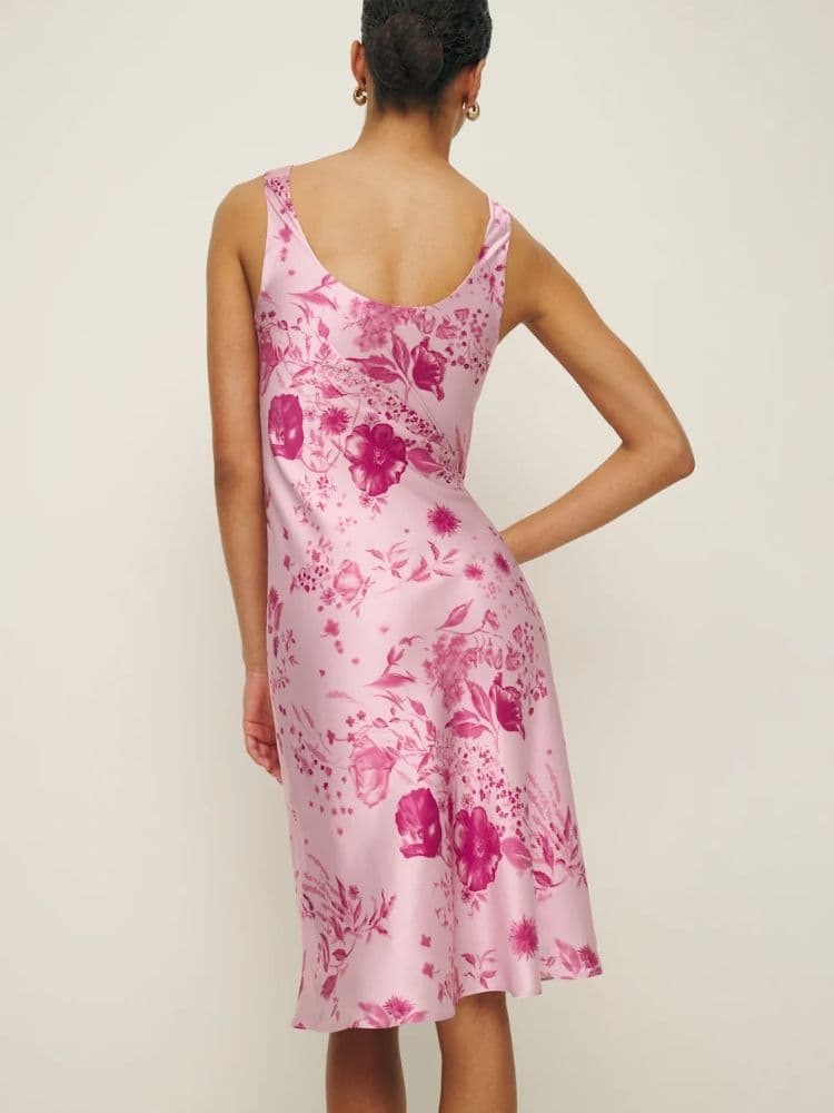Lila Silk Dress - Image 2
