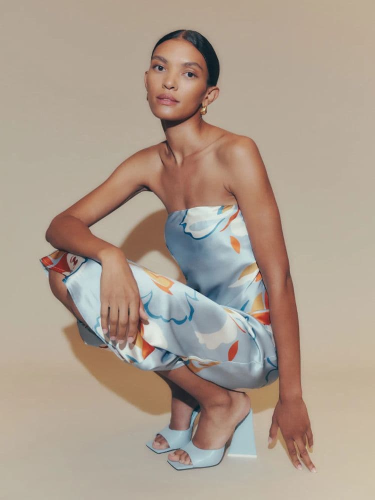 Joana Silk Dress - Image 1