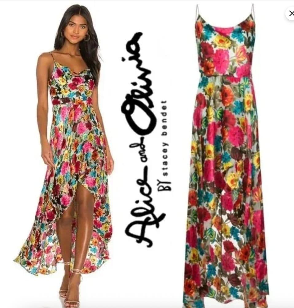 Alice and Olivia Christin Hi Lo Dress Size 2 - Image 1