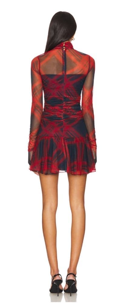 Amanda Uprichard Mesh Mini Dress - Image 3