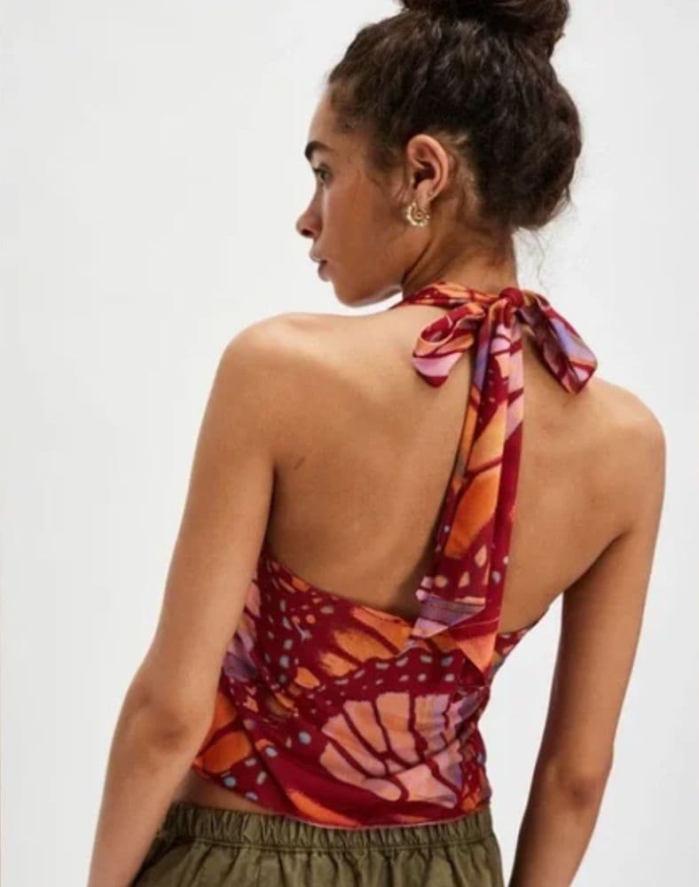 Free People Butterfly Halter Tank - Image 2