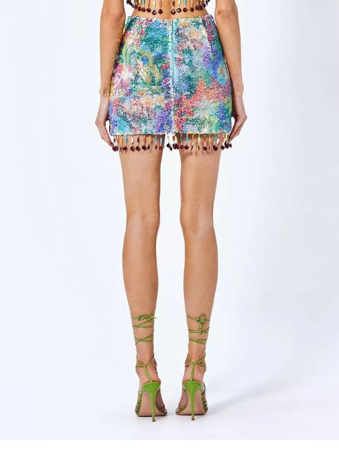 Alexis - amabella sequin mini skirt - Image 2