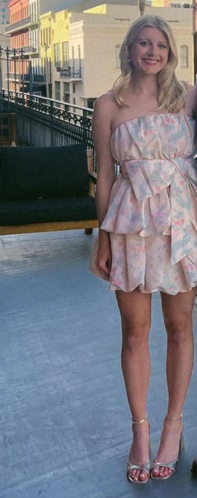 Loveshackfancy gallant strapless mini dress - Image 4