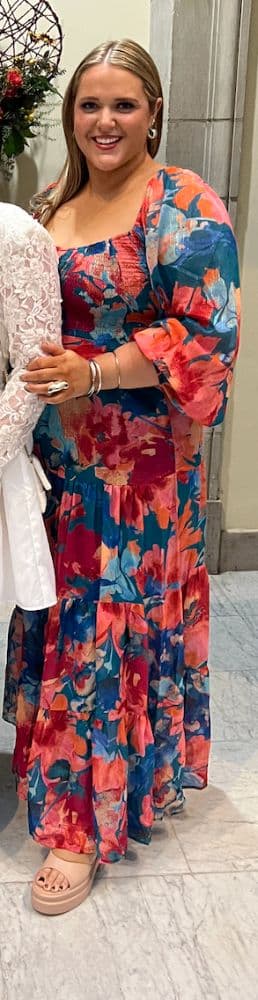 Floral Tiered Maxi - Image 1