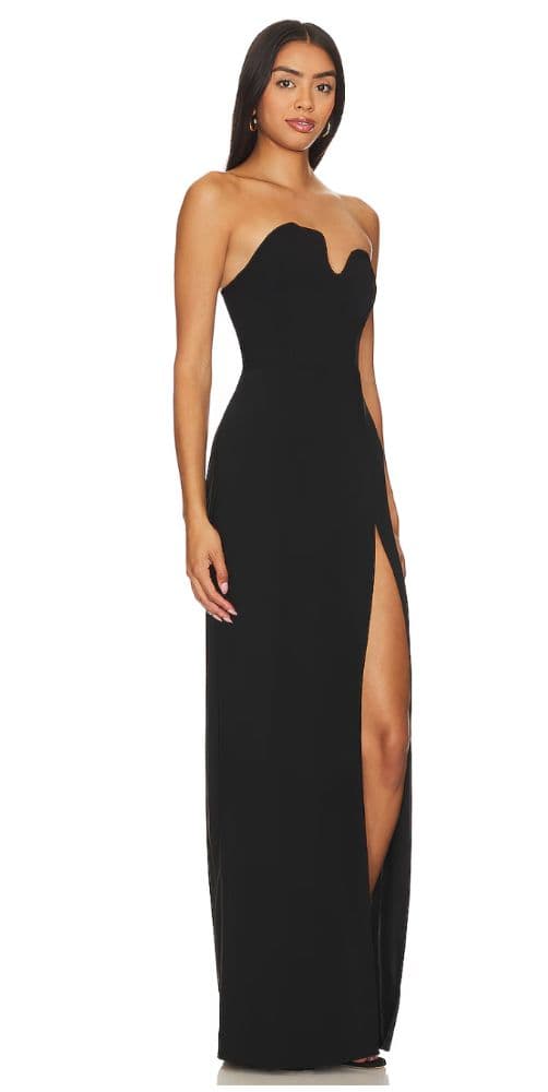 X Revolve Strapless Puzzle Gown Amanda Uprichard - Image 2