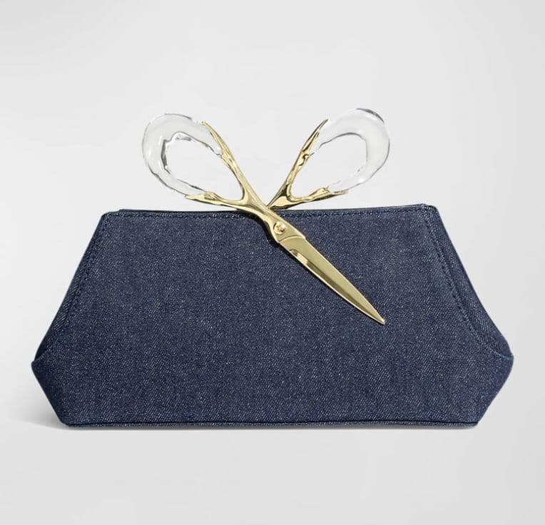 Alexis Bittar Denim Clutch - Image 1