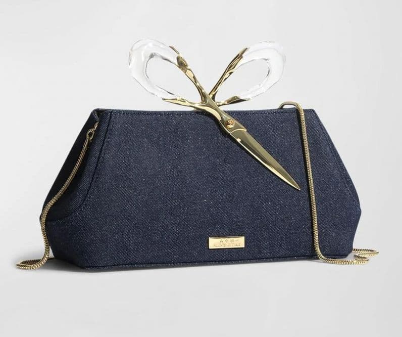 Alexis Bittar Denim Clutch - Image 2