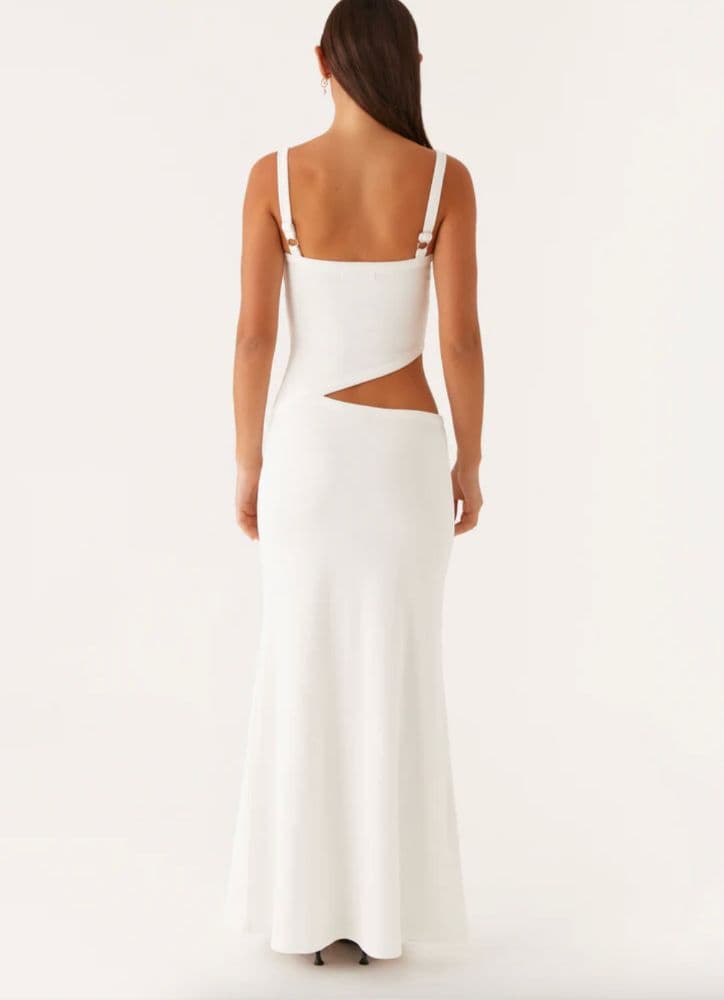 Jocelyn White Maxi Dress Peppermayo - Image 3