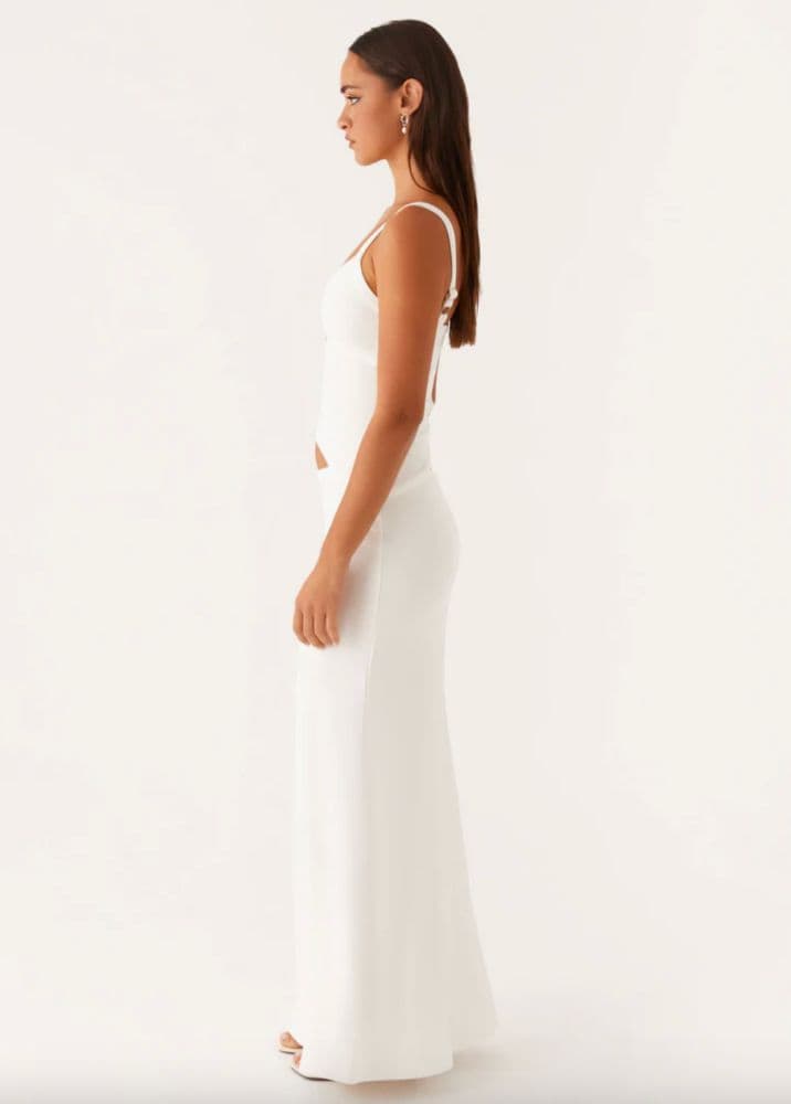Jocelyn White Maxi Dress Peppermayo - Image 2