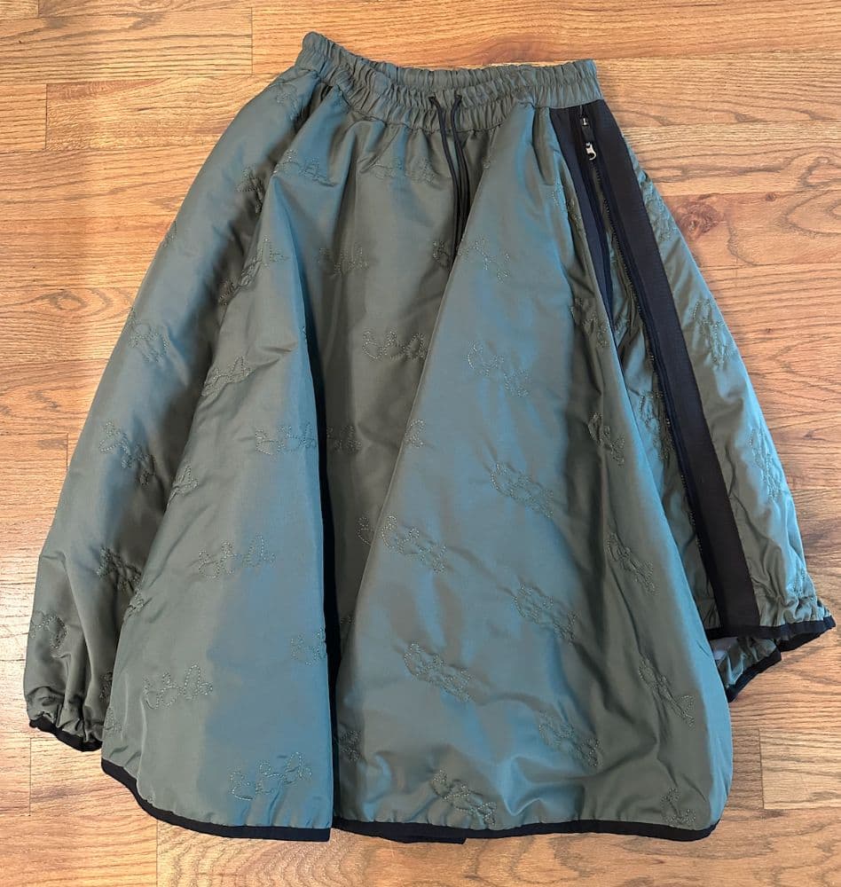 Ice Studios Military Green Puff Skirt - Image 1