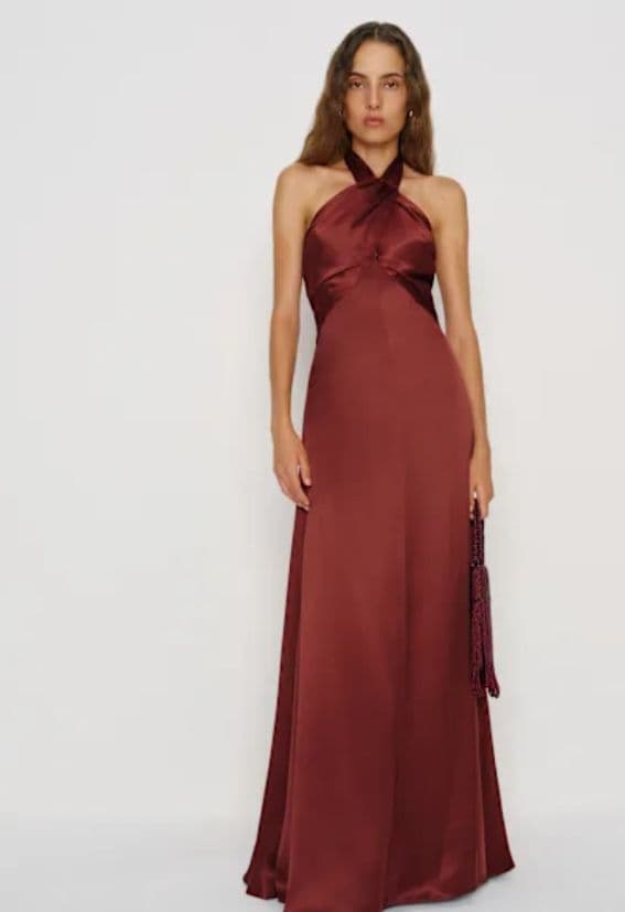 Reformation Veria Dress in Color Orchids Size 0 - Image 2