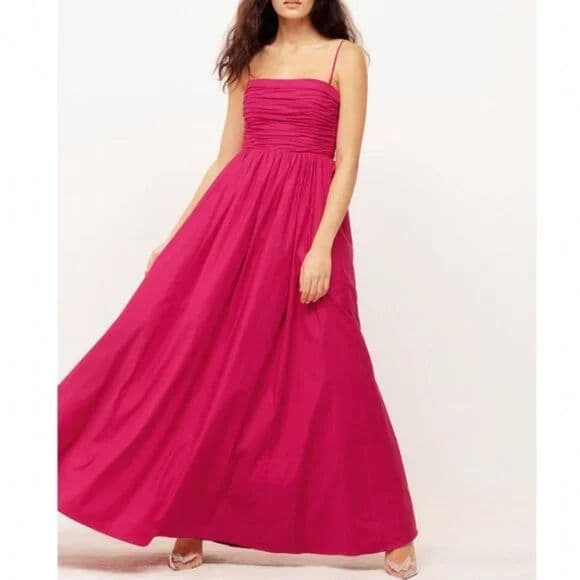 Reformation Kastoria Dress in Rhubarb Size 0 - Image 1