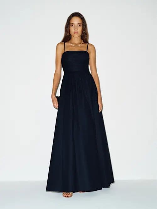 Reformation Kastoria Dress in Color Midnight  Size 0 - Image 4
