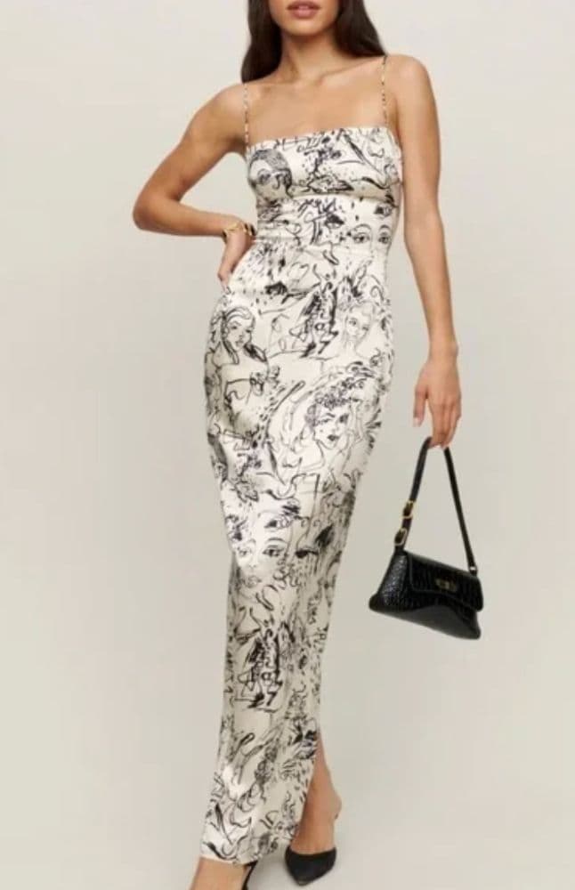 Reformation Silk Dress - Image 1