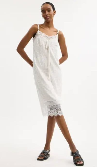 Coach Floral Lace Slip Dress - Image 1