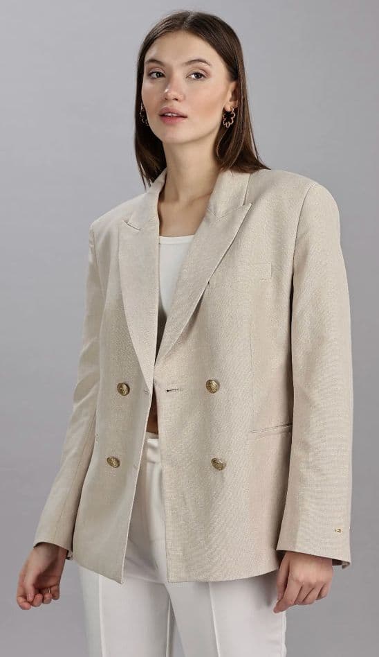 Tommy Hilfiger Beige Blazer - Image 1