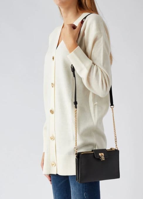 Michael Kors Black Crossbody Bag - Image 1