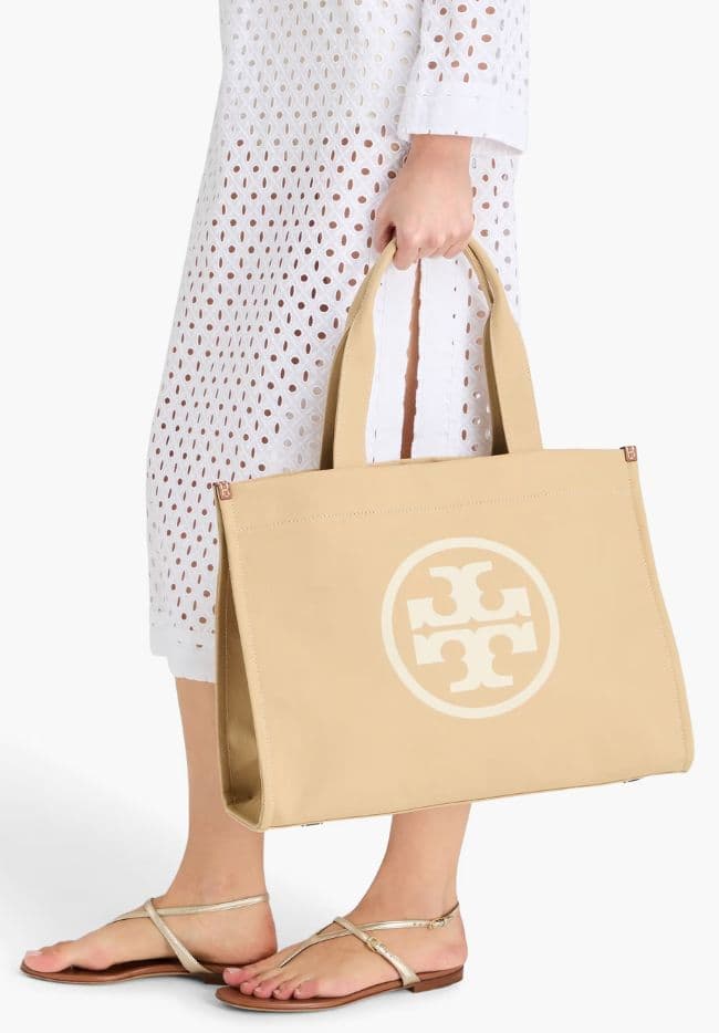 Beige Tory Burch Tote - Image 1