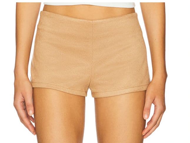Revolve Lioness Tan Micro shorts - Image 1