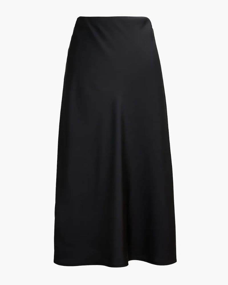 Black Satin Skirt - Image 3