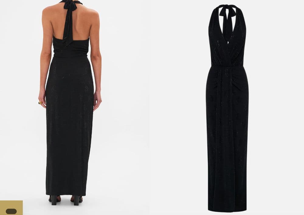 Camilla Long Jersey Halter Dress - Image 1