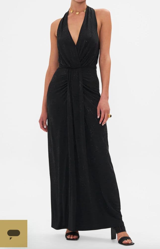 Camilla Long Jersey Halter Dress - Image 2