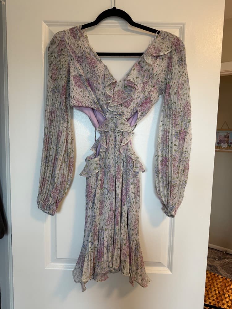 ASTR Floral Mini Dress - Image 2