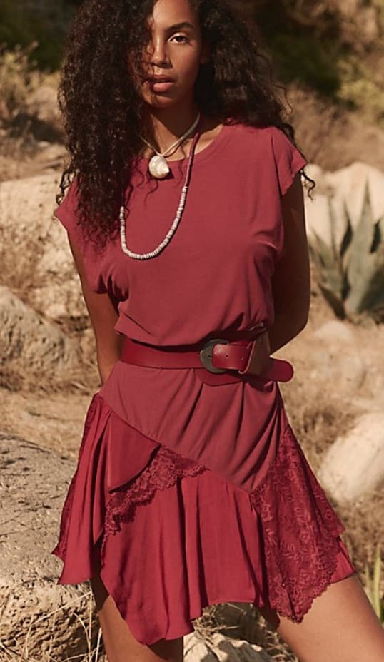 Free People Mini Dress - Image 1