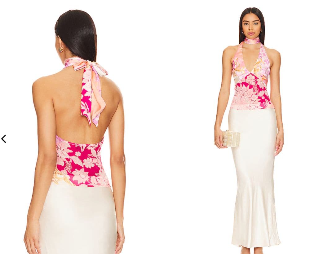 Riviera Top in Medallion Majorelle Revolve - Image 2