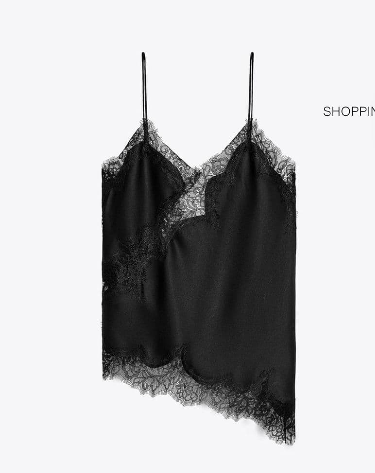 ZW COLLECTION LACE CAMISOLE TOP - Image 1