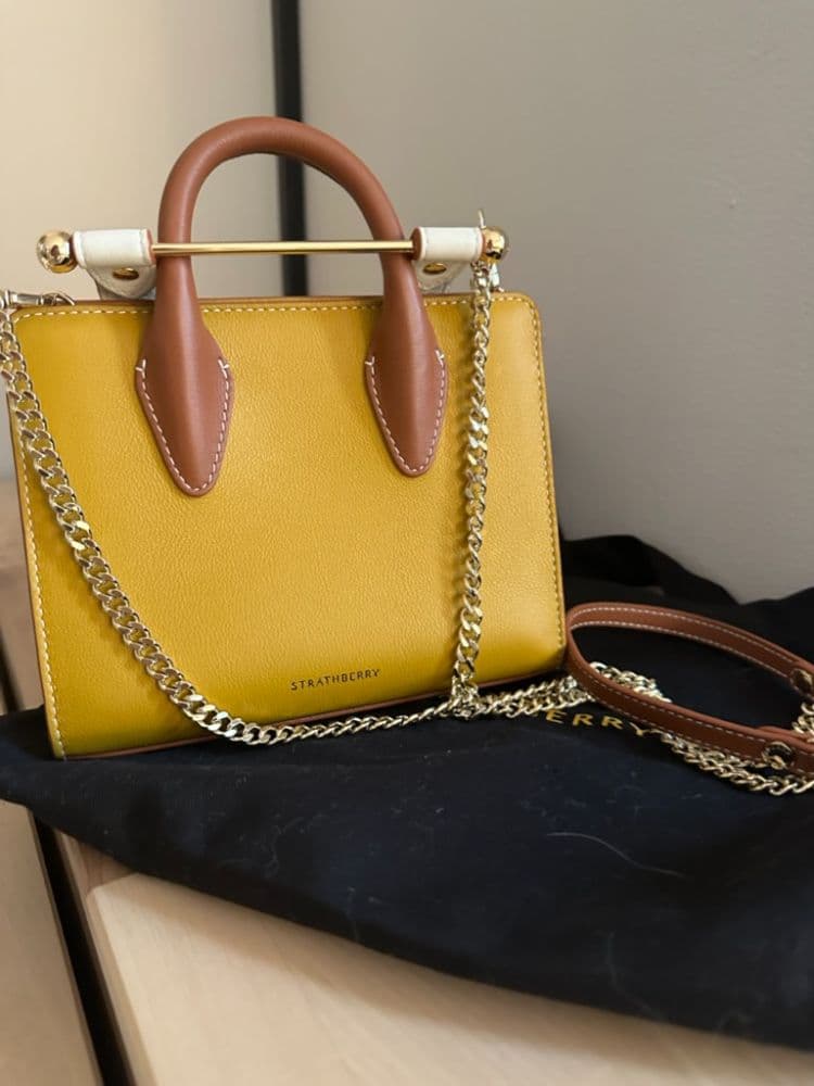 Strathberry Nano Tri-Color Tote - Image 4