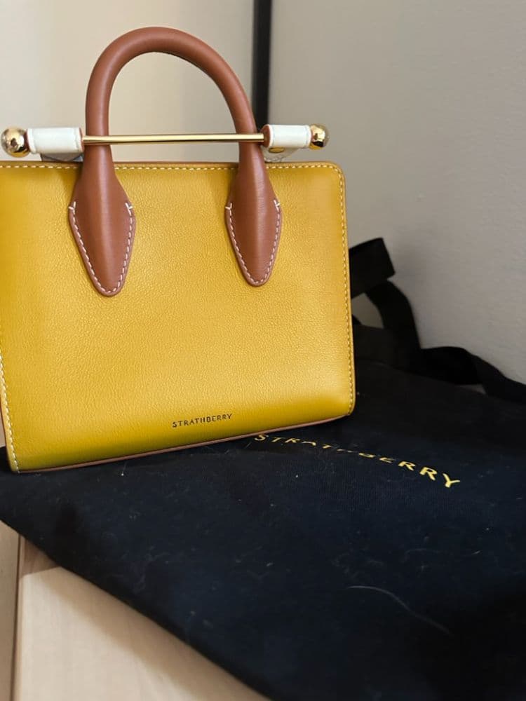 Strathberry Nano Tri-Color Tote - Image 1