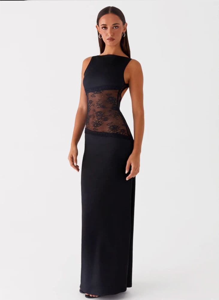 Peppermayo Lucinda Maxi Dress - Black - Image 3