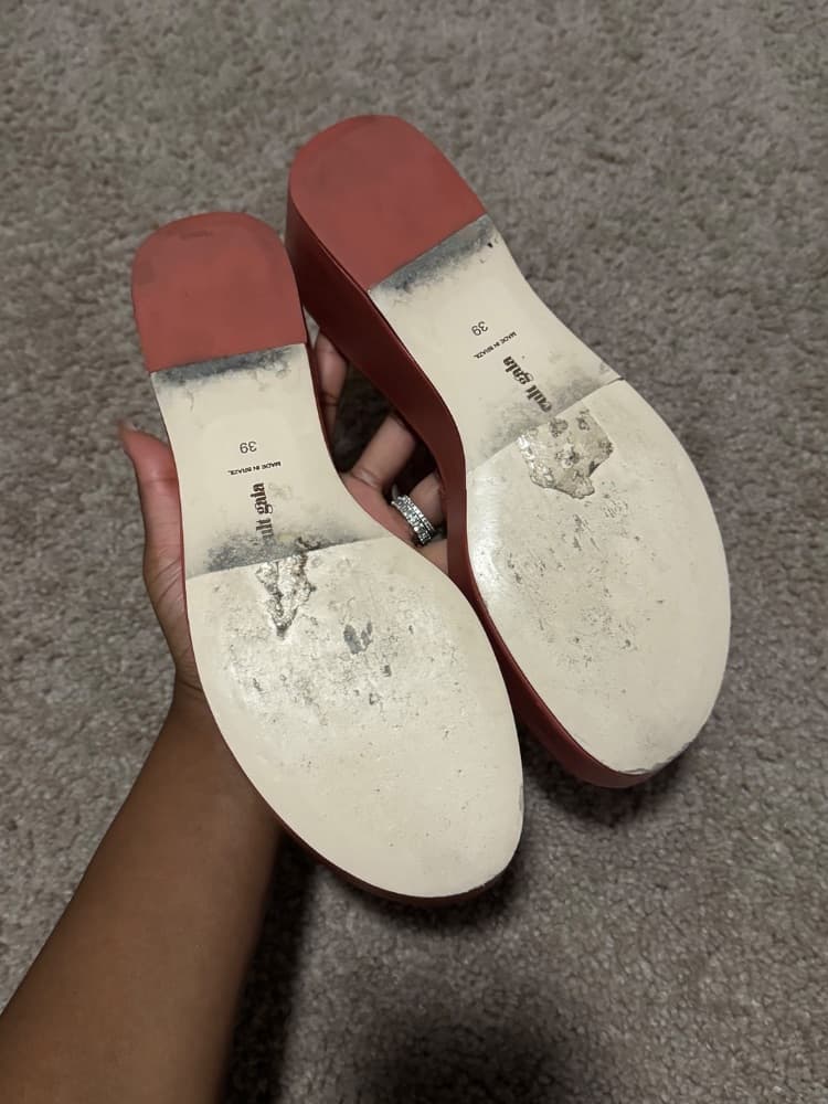 Cult Gaia Alba Platform Sandal in Jasper - Image 4