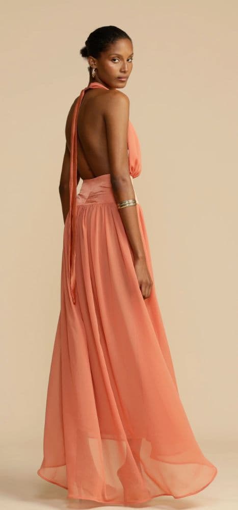 ARCINA ORI SERENA DRESS CORAL - Image 2
