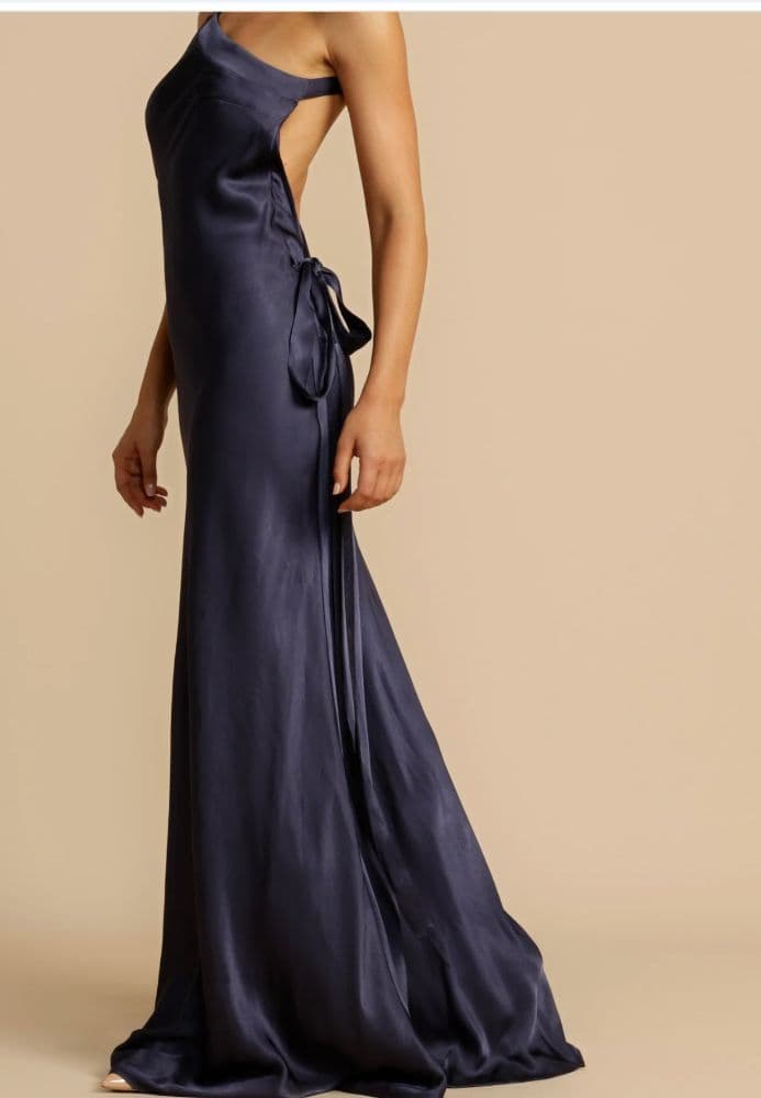 ARCINA ORI MONIQUE DRESS NAVY - Image 2