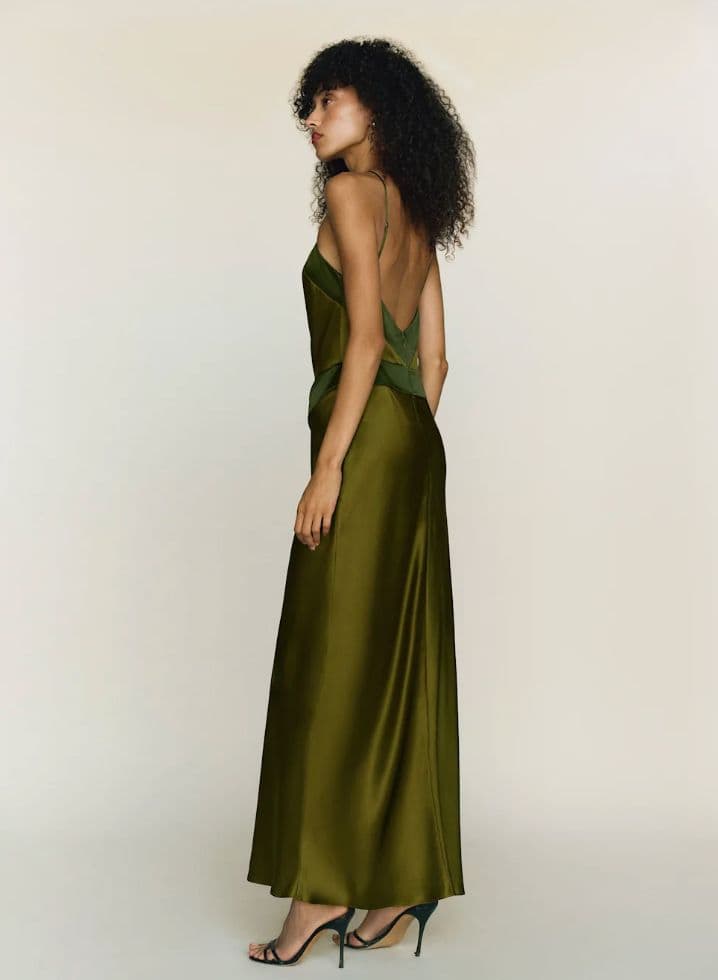 Reformation Jillian Silk Dress - Image 2