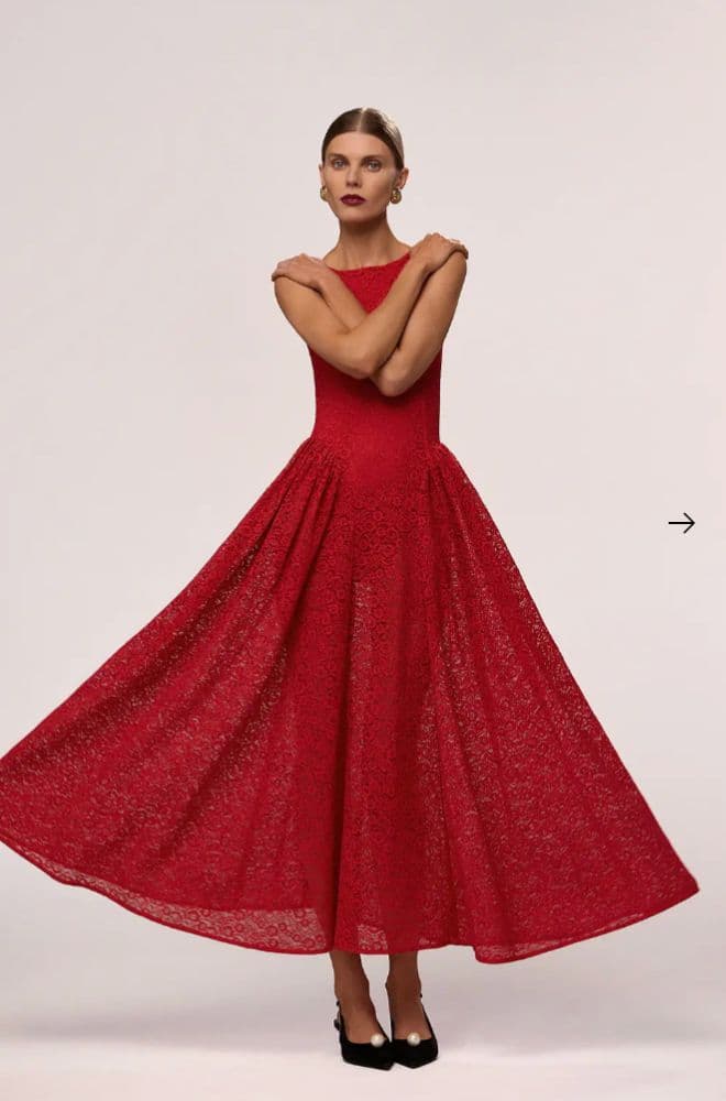 SAME French Lace Midi/Maxi Dress - Image 3