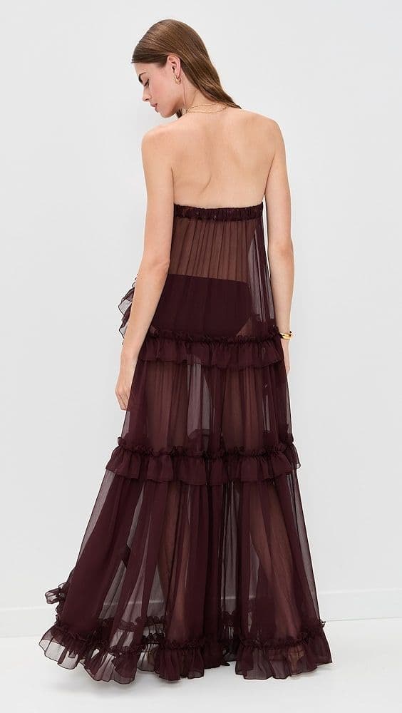 Siedres Sequin Long Purple Dress - Image 2